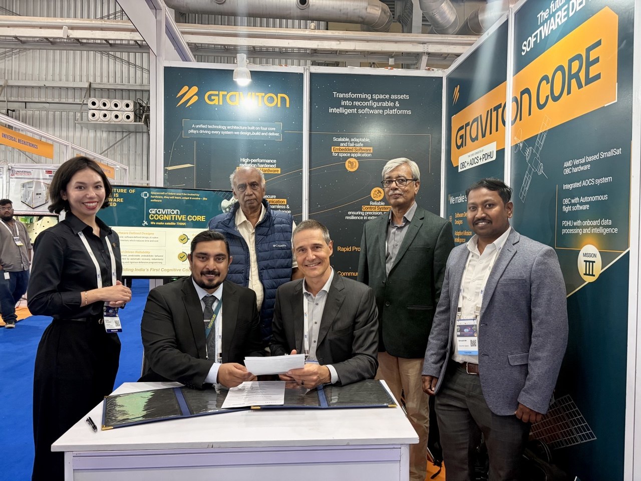Aurora Propulsion Technologies and Graviton Space sign an MoU at Bengaluru Space Expo 2026